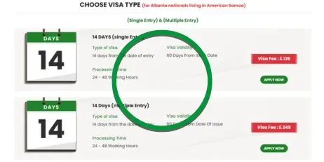 Apply Dubai Visa Step two