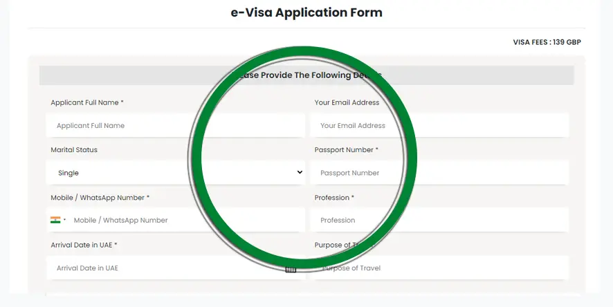 Apply Dubai Visa Step Three